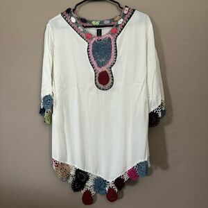 Sacred Thread Crochet Blouse
